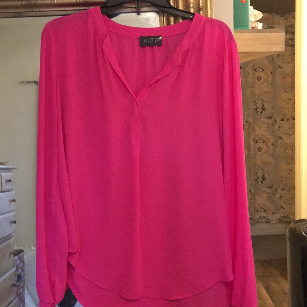 Hot Pink Blouse